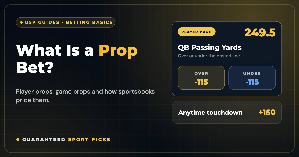 What Is a Prop Bet? Player and Game Props Explained