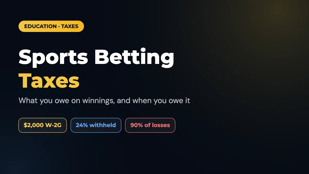Sports Betting Taxes: What You Owe and When to Report